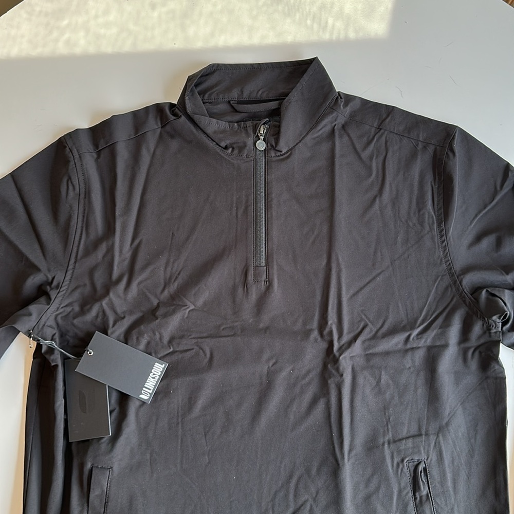 NWT - Linksoul Stormer Quarter Zip, Black M
